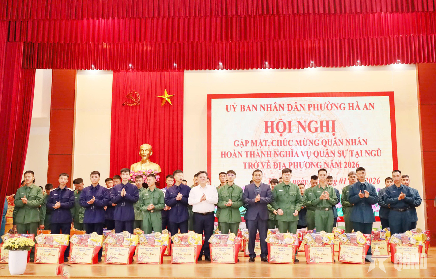 UBND phường Quảng Yên (Quảng Ninh) gặp mặt quân nhân hoàn thành nghĩa vụ quân sự